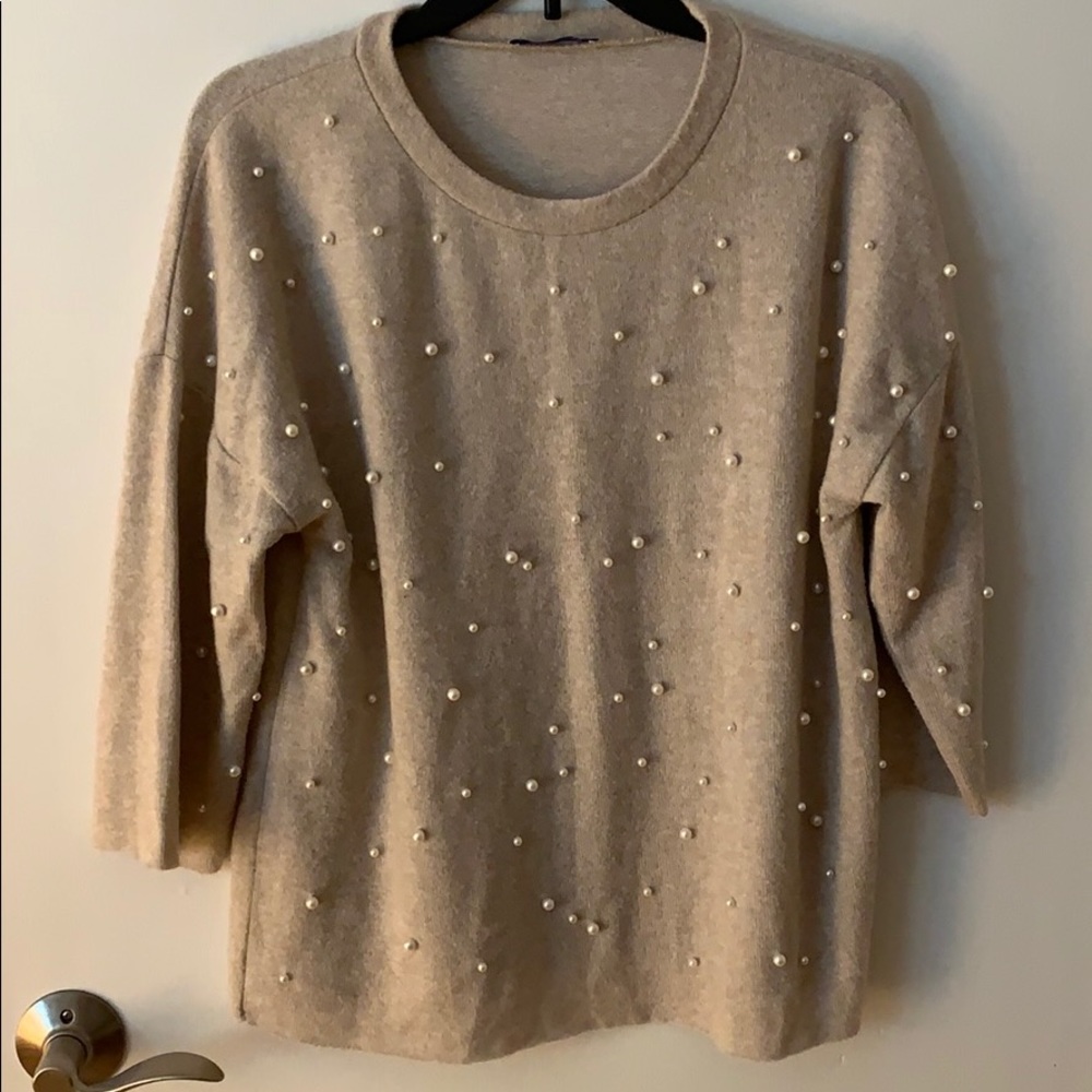 Beaded sweater